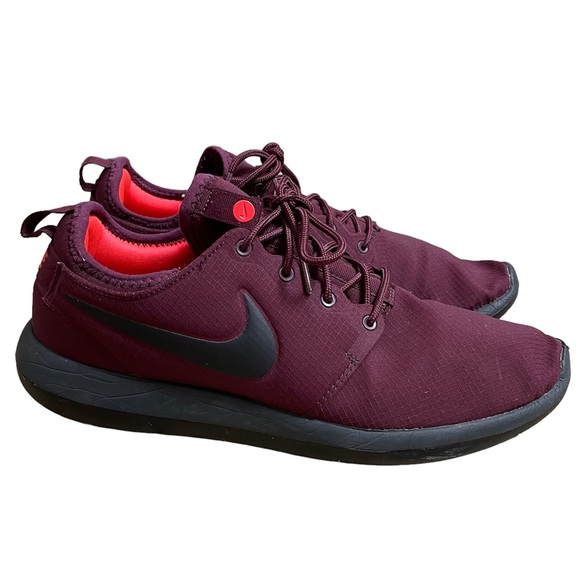 Nike Rosie 2 color Maroon with Orange neon lining inside. Men’s size 10. - Picture 1 of 10